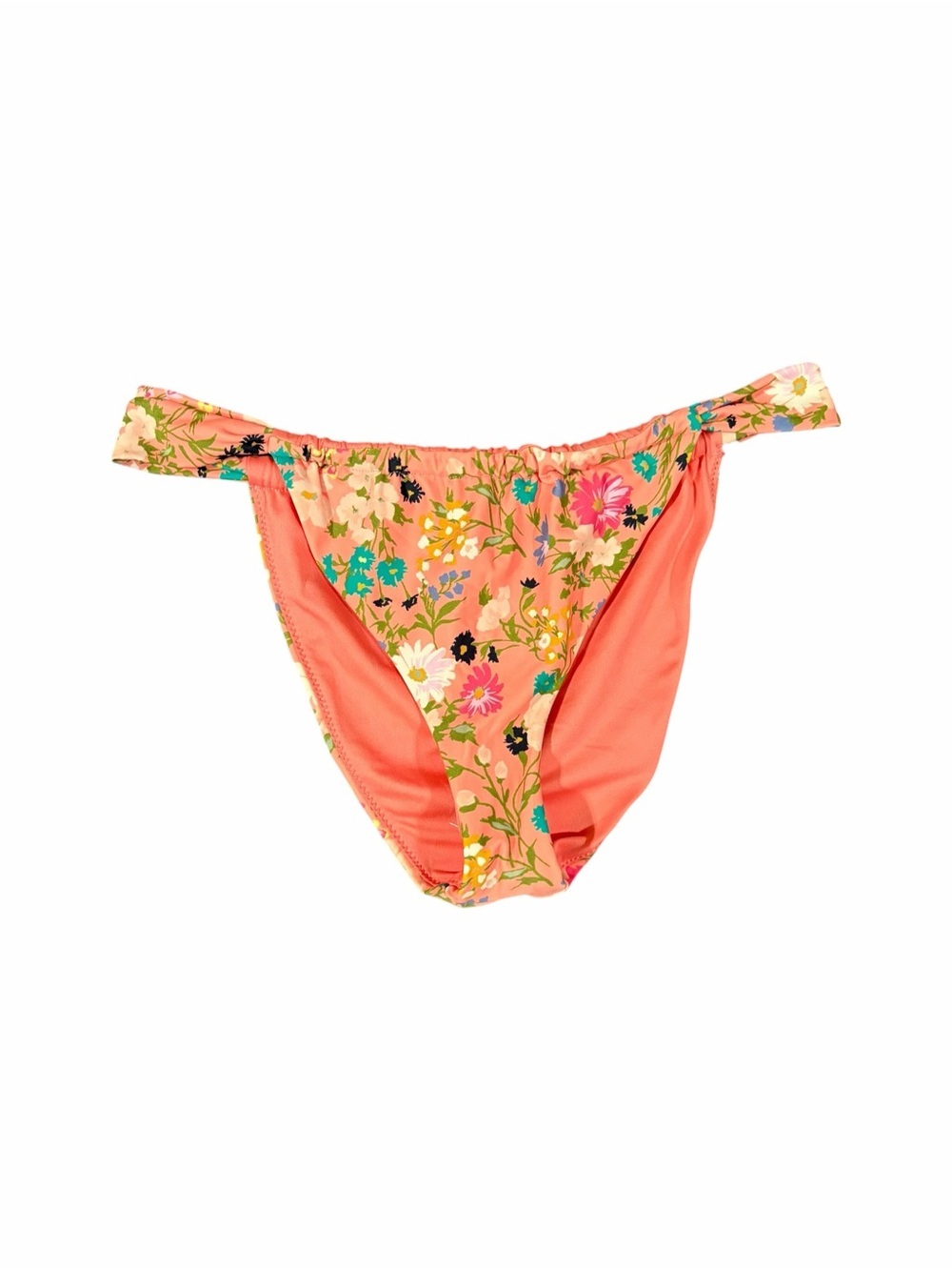O’Neill Kelly Floral Solimar Medium Bikini Bottoms NWT Peach Floral Size M - Picture 4 of 7